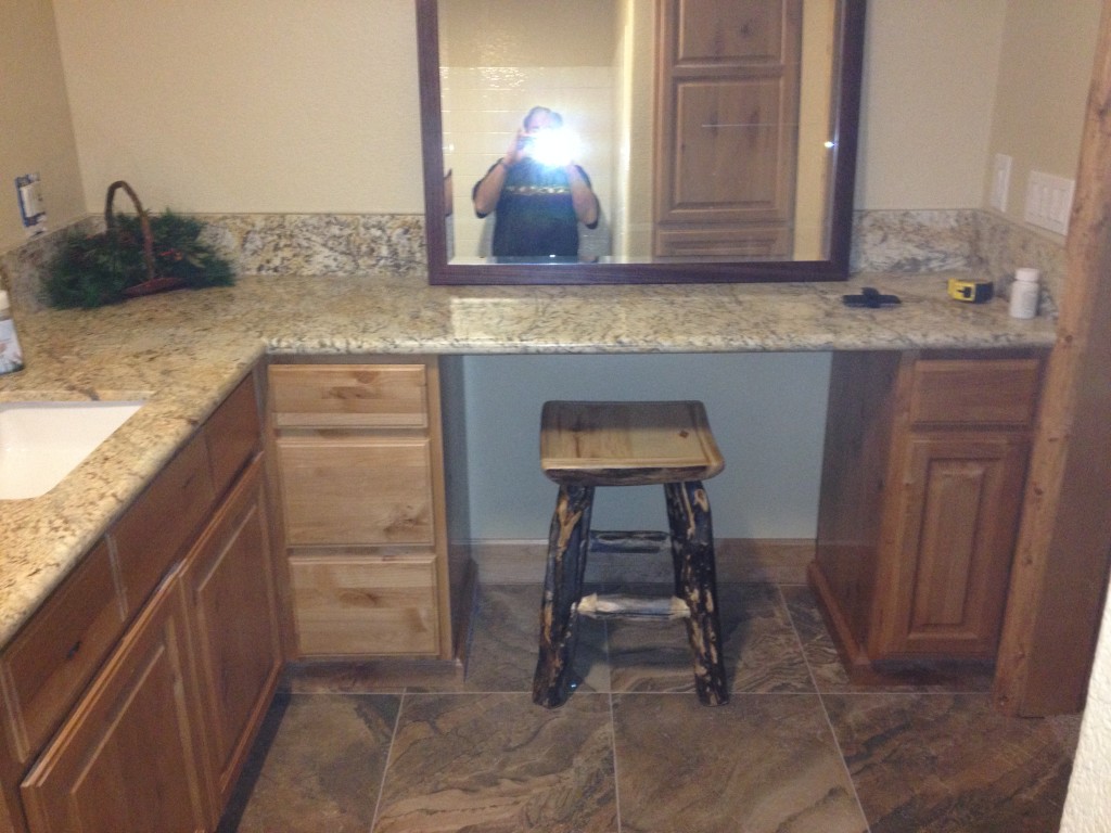 rta bathroom cabinets installed